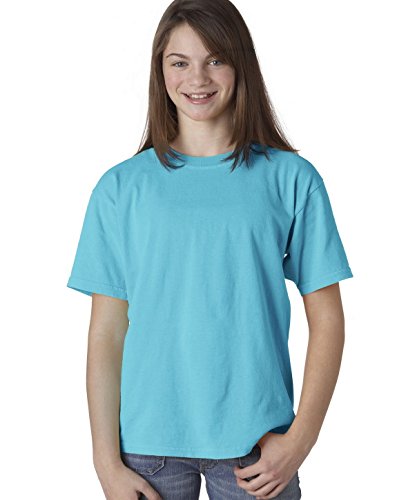 Chouinard 9018 Youth Garment-Dyed Ring-Spun Cotton Tee Lagoon Large