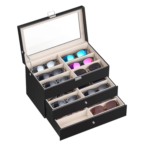 habgp Sunglasses Organizer with 18 Slots