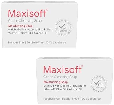 Maxisoft Moisturizing Soap 100 g (100 g (Pack of 2))