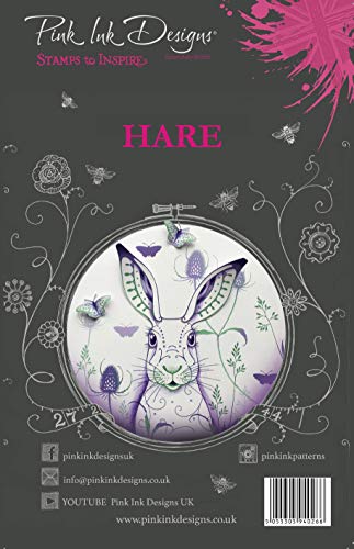 Pink Ink Designs A5 Clear Stamp Set-Hare #TOP1