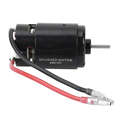 550, Motor for 1 10 RC Model Car Brushed Motor Carbon Brushed (12T) (12T) - Image 2