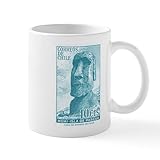 CafePress 1965 Chile Easter Island Moai Statue Postage Stamp 11 oz (325 ml) Ceramic Coffee Mug