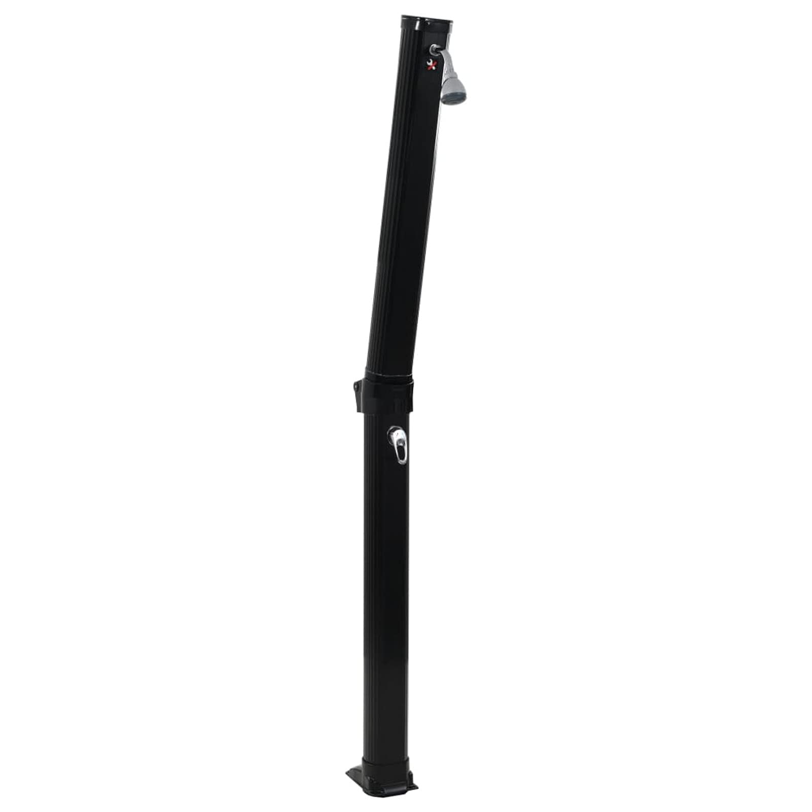 Faltbare Solardusche Schwarz 23 L 214 cm, Gartendusche Aussendusche, Solar Dusche Für Garten, Garten Dusche, Pool Dusche, Garten Brause, Solardusche Für Garten