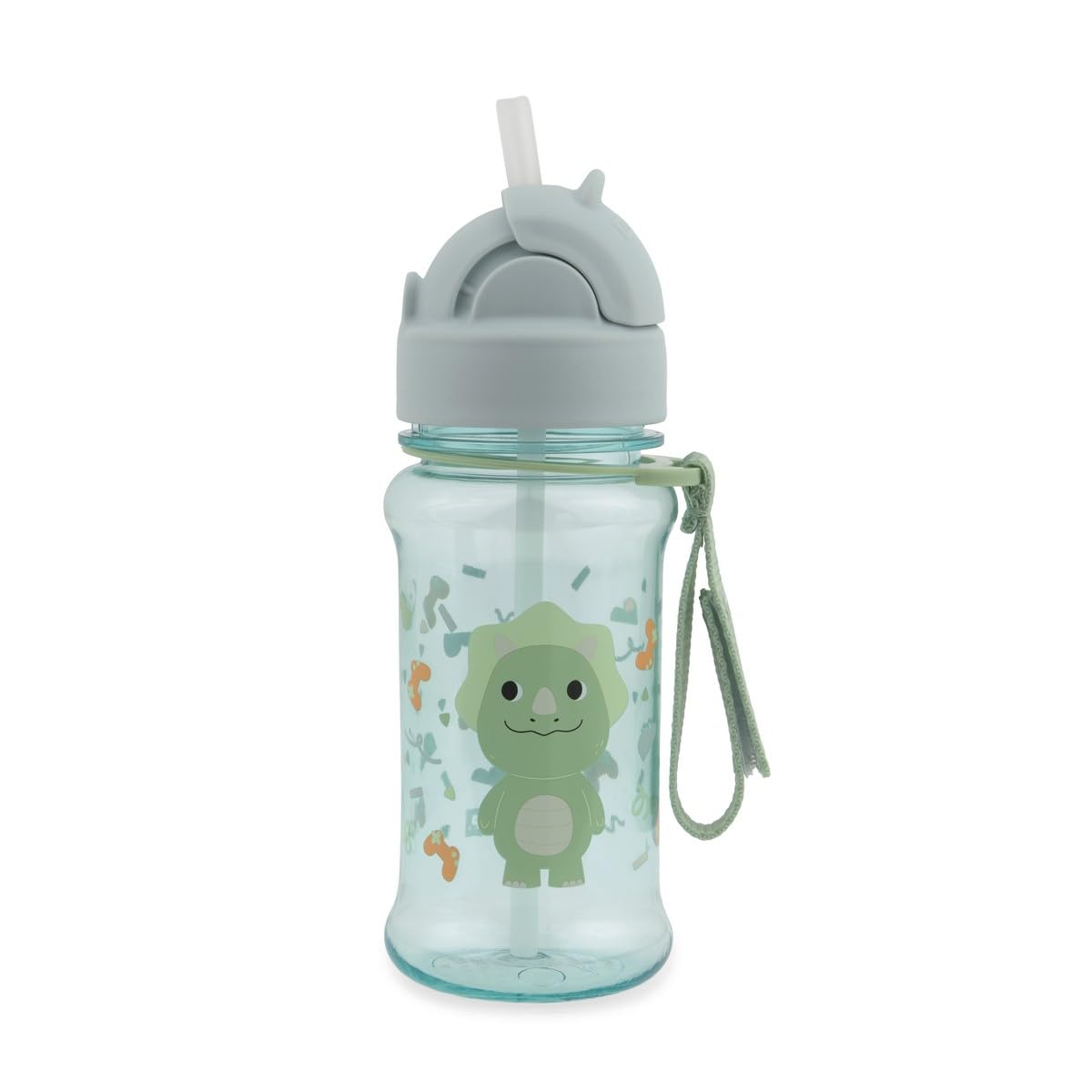 Skip Hop Besties Squad Straw Bottle Dino 12M to 36M-image-3