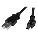 StarTech.com 2m Mini USB Cable Cord, Black (USBAMB2MU)