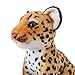 TUKVESZE Brown Cheetah Stuffed Animals 8 inch, Cute & Lifelike Cheetah Stuffed Animals Plush Toy, Gifts for Boys and Girls (8 inch)