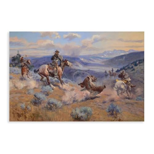 Poster sur toile Charles Marion Russell pour sublimer votre chambre à coucher