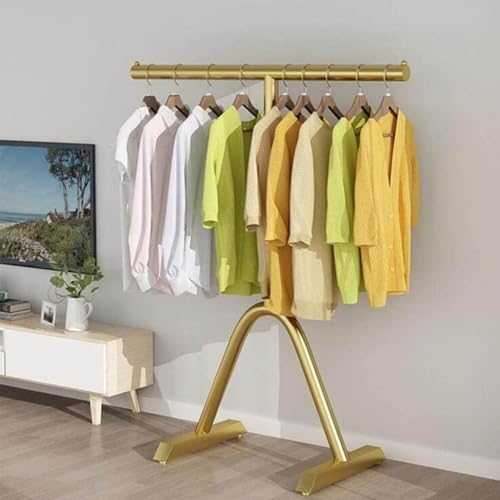Perchero de metal resistente para almacenamiento y exhibición de ropa