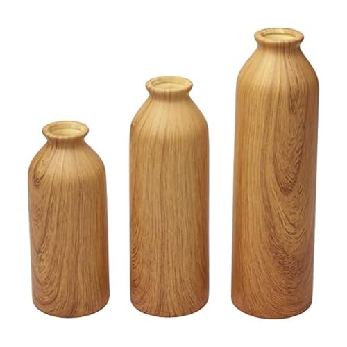 Scott Living Ceramic Shoulder Vases, Set Of 3, Natural
