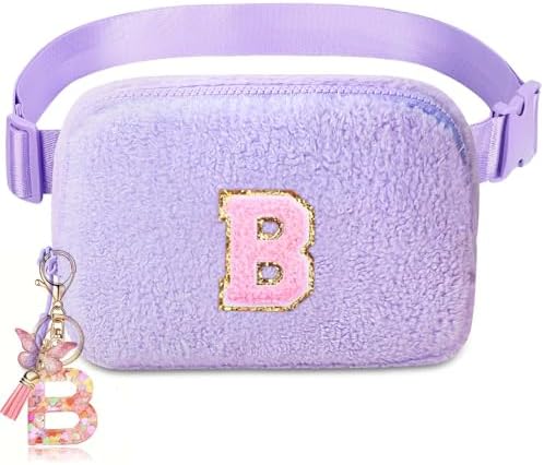 Marsupio Personalizzato Con Iniziali Dalla A Alla Z – Nylon Impermeabile – Tracolla Regolabile – Regalo Per Bambine E Ragazze 4-15 Anni - 5