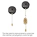 Tool parts AC 125/250V Pull Chain Switch - On-Off Ceiling Fan Switch for Wall Lamp - Black