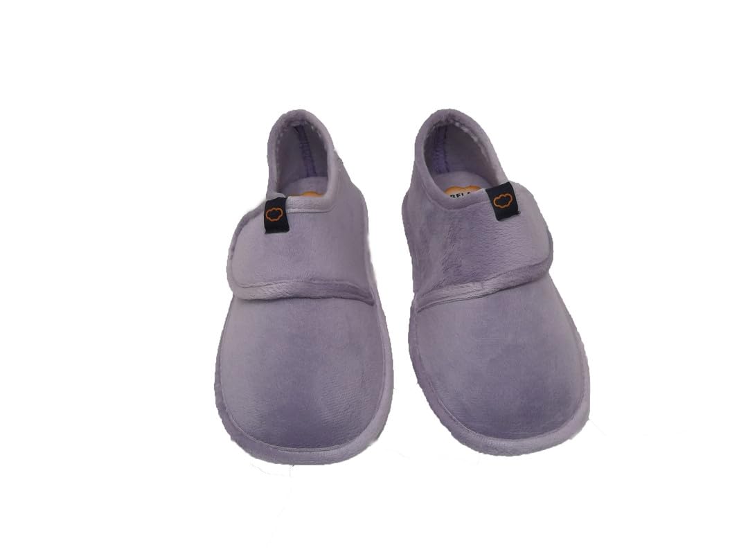 Zapatilla de Estar por casa/Mujer/Biorelax/Material :Suapel/Suela Goma Antideslizante/Cámara de Aire/Cierre Fácil/Mod.Nube Bordada