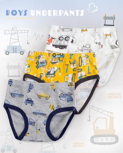 Domee Jungen Unterhosen Slip Unterwäsche Schlüpfer Baumwolle Dinosaurier-Druck 12er-Pack Mehrfarbig 92-98 (Herstellergröße 100)