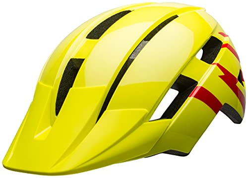 Bell Sidetrack II MIPS Youth Bike Helmet - Strike Gloss Hi-Viz/Red - Size UY (50–57 cm)