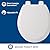 BEMIS 500TTT Toilet Seat will Never Loosen and Provide the Perfect Fit, ROUND, White