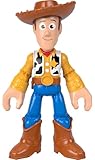 Imaginext Woody Figura articulada XL de 24cm con el Atuendo característico de la película, Inspirada en Toy Story de Disney Pixar, JMD33