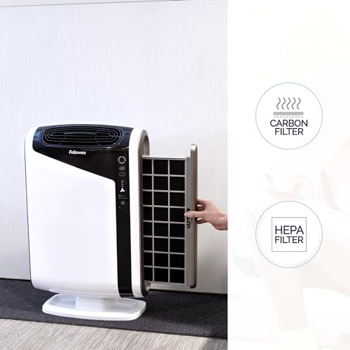 Image of Fellowes AeraMax 300 Large Room Air Purifier Mold, Odors, Dust, Smoke, Allergens and Germs with True HEPA Filter and 4-Stage Purification, White