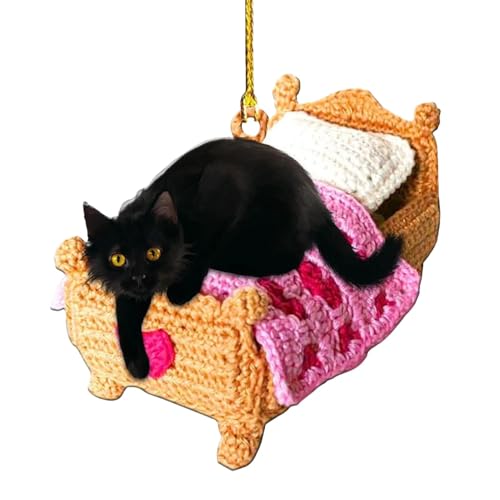Pendentif chat en acrylique, le cadeau déco idéal pour Noël - 2
