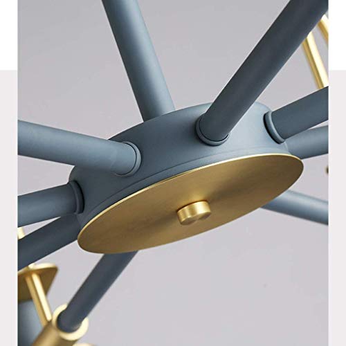Suspension grappe industrielle luminaire de salon moderne - 2