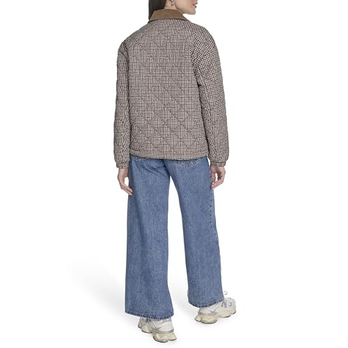 Levi's Women's Diamond Quilted Jacket with Corduroy Collar4