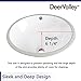 DeerValley Undermount Bathroom Sink, DV-1U301 Liberty 17