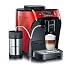 Produktbild Severin KV 8062 Kaffeevollautomat "Piccola premium" (Inklusive Thermo-Milchbehälter, Cappuccinatore) rot metallic / schwarz