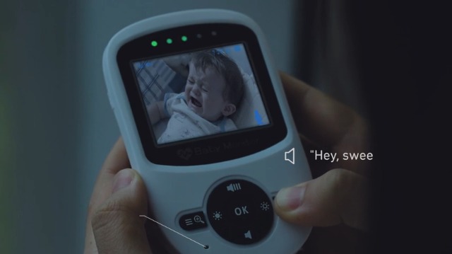 Drahtloser Babyphone-Digitalkamera-Videomonitor für Kinder mit 2,4-Zoll