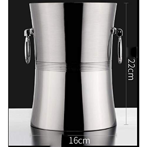 Bar Herramientas barware Vino cóctel Cerveza Herramientas Kits Acero Inoxidable champán Barril Cerveza Barril Grueso Cubo de Hielo Botella de Vino (16 cm)