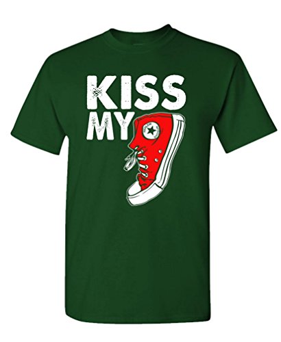 KISS My Shoes - SHO Nuff Harlem Shogun 80'S - T-Shirt, Forest Green, Large