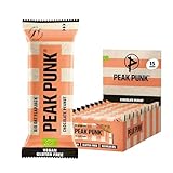 PEAK PUNK Bio Oat Flapjack Chocolate Peanut, 12 x 60 g - Veganer Hafer-Riegel mit Schoko-Erdnuss-Geschmack - glutenfrei, laktosefrei & ohne Palmöl - Made in EU