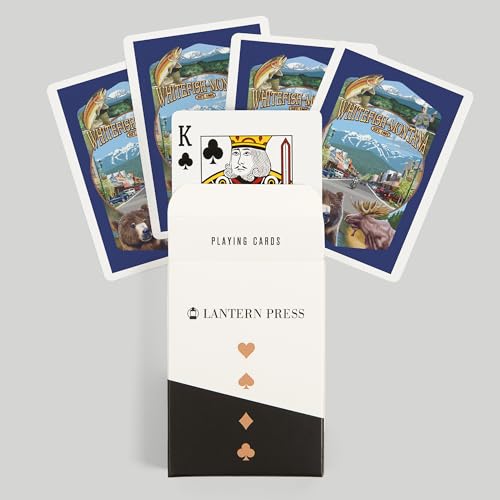 Baraja de poker Whitefish Montana 52 cartas miniatura 6