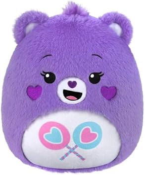 Squishmallows FuzzAMallow Official 8 inch Care Share Bear - Childs Ultra Soft Stuffed Plush Toy