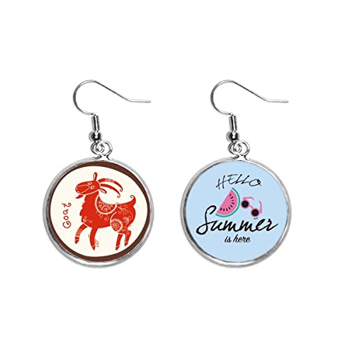 Pendientes de oveja del zodiaco chino para lucir en tus tardes de verano