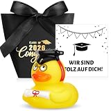 Kasyat Cadeau de Remise de Diplôme Amusant Canard en Caoutchouc Académique avec Diplôme Ca...
