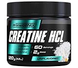 PrimeGENIX Creatine HCL Powder | Instant Creatine for Men in Their 40s, 50s and Beyond | Enhanced Solubility and Absorption for Peak Performance and Faster Recovery | Unflavored - 60 Servings