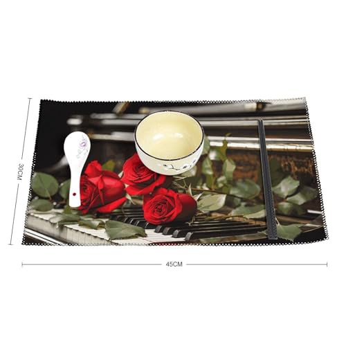 Sets de table faciles à nettoyer pour table sans taches de chaud