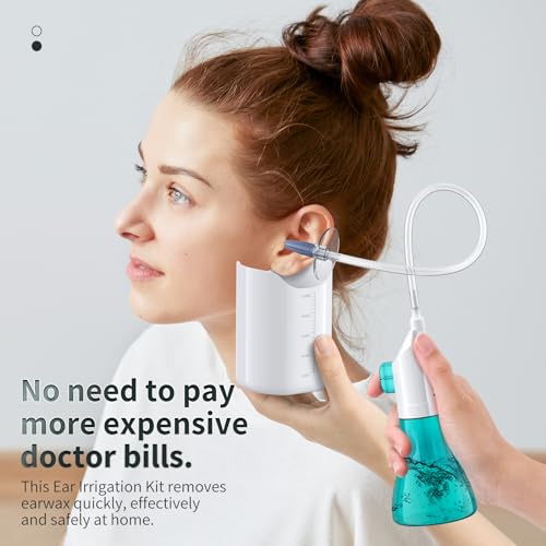 ear wax removal ear cleaner ear cleaning kit manual ear irrigation flushing system ear wax removal kit safe and effective to clean ear built up wax