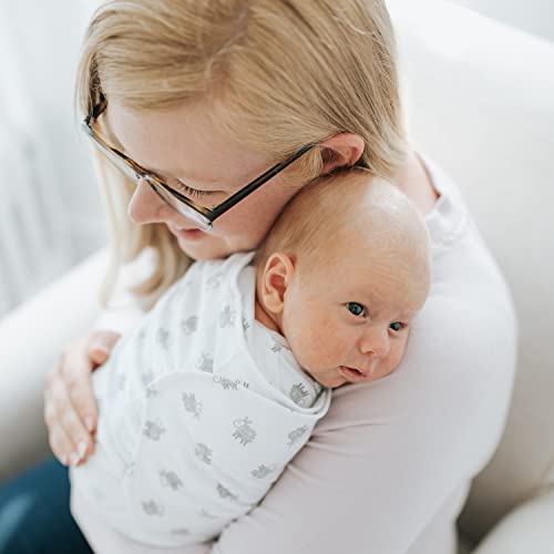 Halo 100% Cotton Sleepsack Swaddle, 3-Way Adjustable Wearable Blanket, Tog 1.5, Lamb Scribble White, Small, 3-6 Months #TOP2