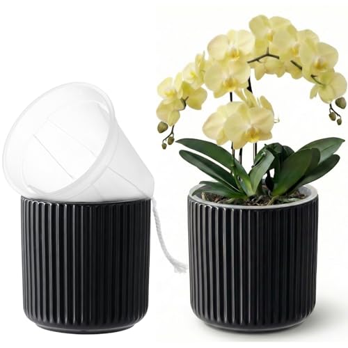 Pot à orchidée avec drainage pour éviter le pourrissement - 2
