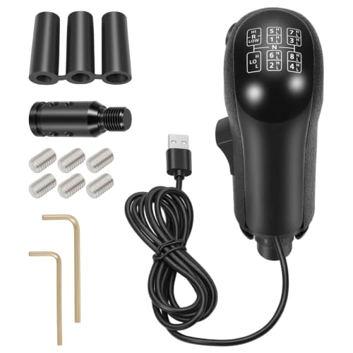 Pommeau de levier de vitesse USB compatible avec Log-itech G923 G29 G27 G25