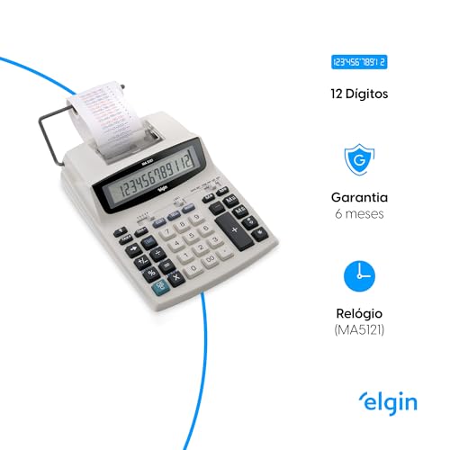 Calculadora Compacta com Bobina MA 5111 Elgin