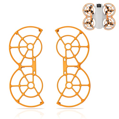 Protección de drones para DJI Neo, protección completa de hélices, anillo de protección para DJI para neo, protección completa para hélices de drones (naranja)