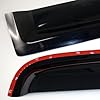 Tuningpros WD2-244i Dark Smoke 4 Pcs Set Window Visor (in-Channel) Deflector Rain Guard Compatible with 2003-2009 Hummer H2 #2