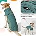 Poiinvc Winddichter Hundemantel Hundejacke mit Geschirrloch Reflektierend Warm und Wasserdicht für Hunde von S bis XXXL mit Elastischen Bündchen Ideal für Outdoor