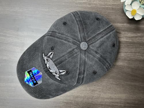 Image of Squirrel Hat for Men Women Adjustable Embroidered Baseball Cap | Animal Lover Casual Gift, Premium Embroidery, Adjustable Fit