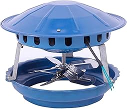 XFZJCHAP Ventilador de Chimenea, evacuador de Humo de Chimenea de 100 W/120 W, Ventilador de Chimenea para Estufa de leña, Azul, 100 W (Color: Rojo Rojo, tamaño: 120 W)