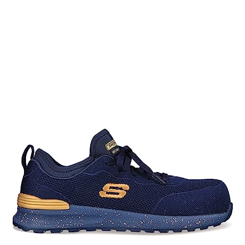 Skechers Skechers Bulkin – Balran Comp Toe Navy/Gold 5.5 B (M)