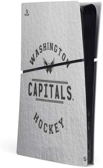 Skinit Decal Gaming Skin Compatible with PS5 Slim Digital Edition Console - Officially Licensed NHL Washington Capitals Lineup Design