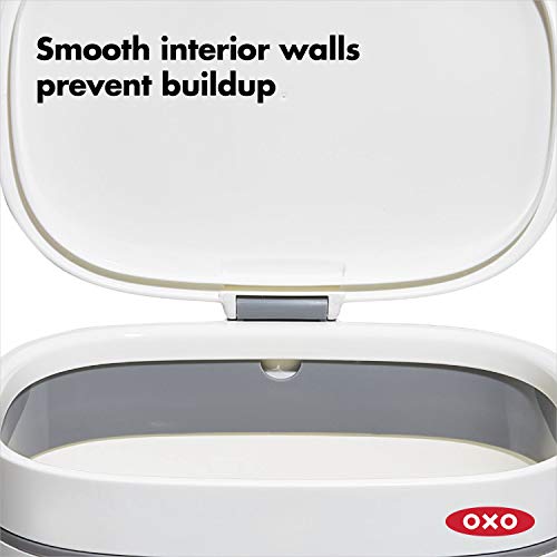 Oxo Good Grips Easy-Clean Compost Bin - White - 1.75 Gal/6.62 L #TOP2