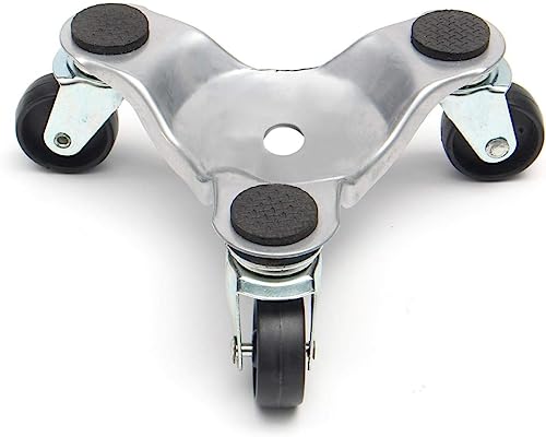 Roulette mobile à 3 roues pour meubles lourds 60 kg chariot de déplacement d'angle - 3